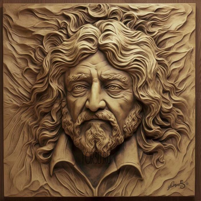 robert plant 2 stl model for CNC